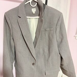 J. Crew Factory Light Gray Suit Jacket